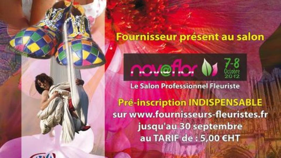 AFFICHE SALON NOVAFLOR 2012